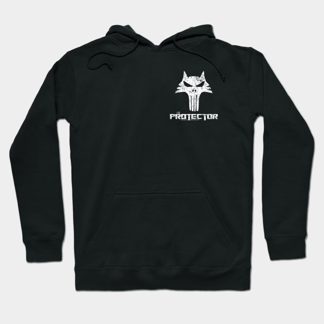 The Protector GSD (small logo - distressed) Hoodie by TCP